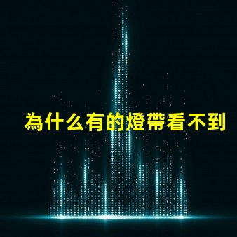 為什么有的燈帶看不到燈珠 為什么直播間看不到燈牌
